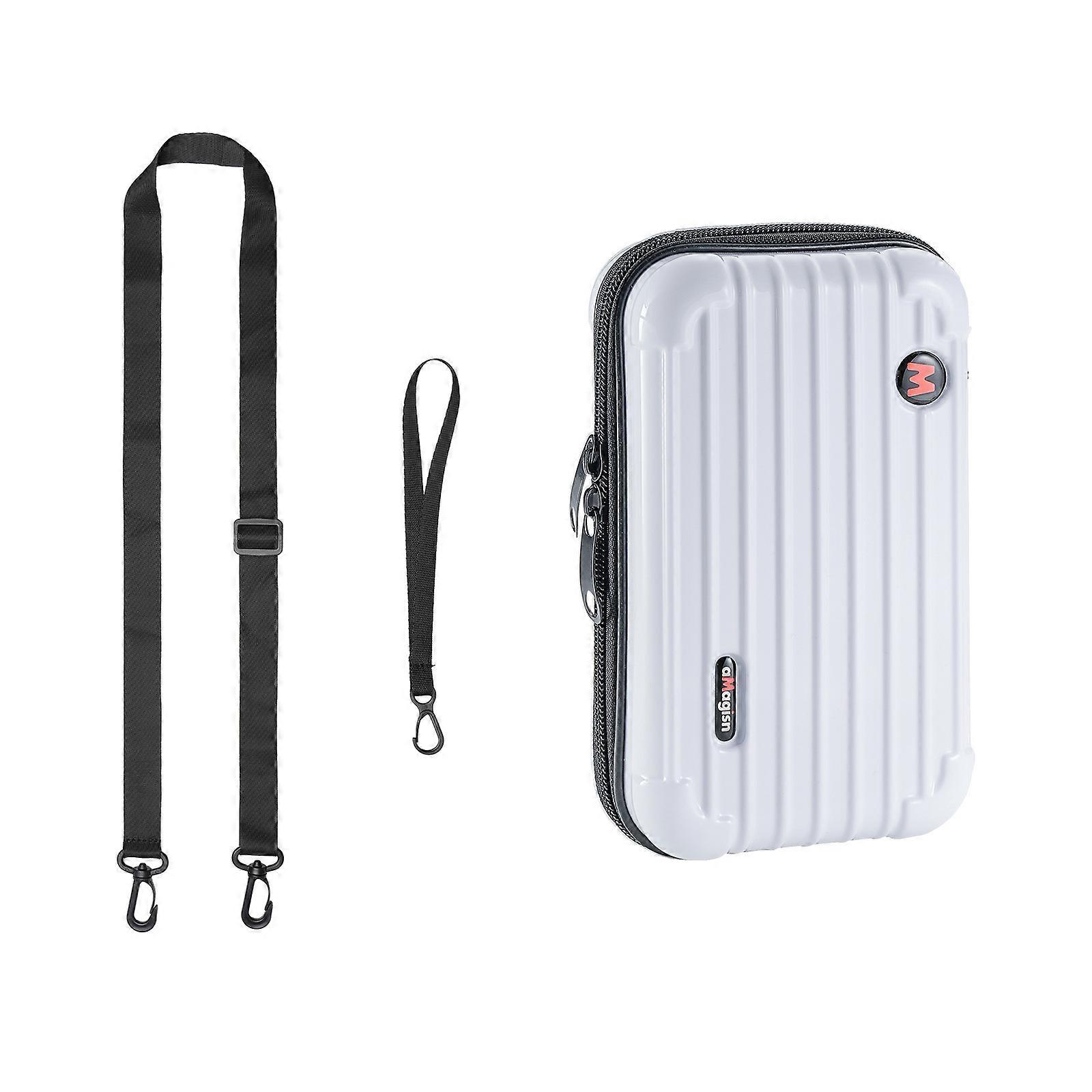 TKdaddy AMAGISN For DJI Osmo 360 Action Camera Storage Bag Compact Portable Protective Case White