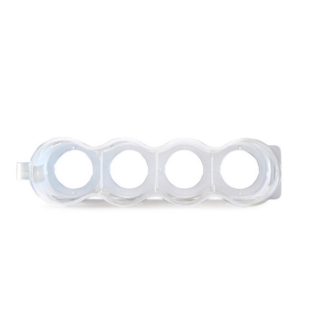 Can Organizer Refrigerator Drink Holder Plastic Transparent Space-Saving Beer Bottle Storage Container