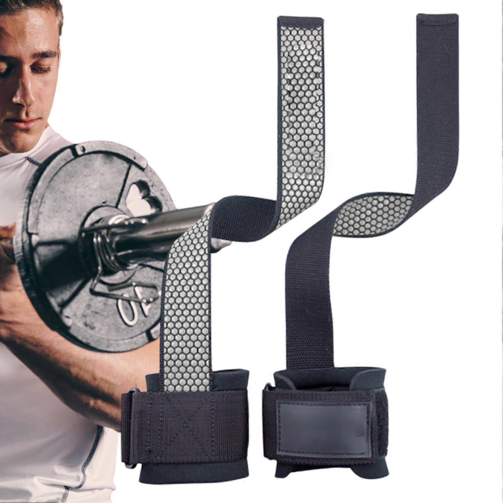 Wrist Wraps for Weightlifting Adjustable Heavy Duty Straps for Deadlift Fitness Yoga Grey Home Outdoor Travel
