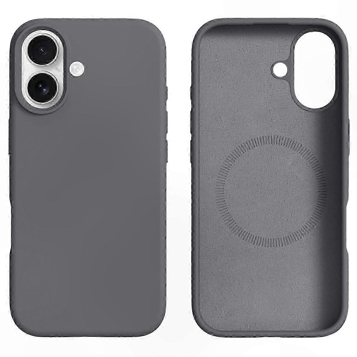 MagSafe-Compatible Liquid Silicone PC Case for 17 Phone Cover