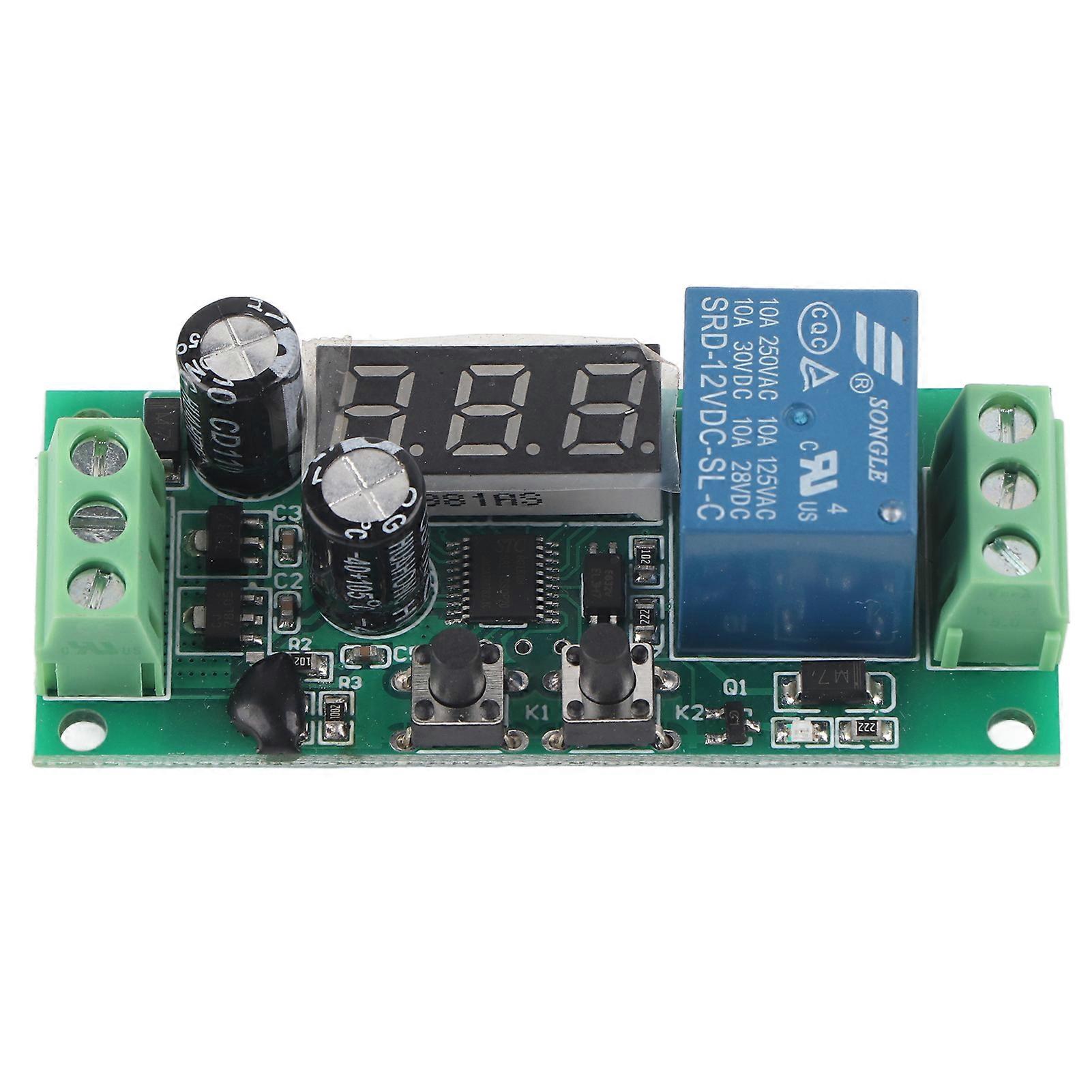 DC Voltage Detection Module Digital Display High Precision Relay Electronic Component DC12V