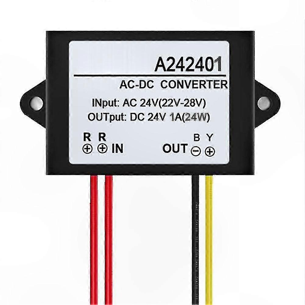 Waterproof DC 24V Power Supply Converter Adapter Module for LED Lighting and Electronics Projects
