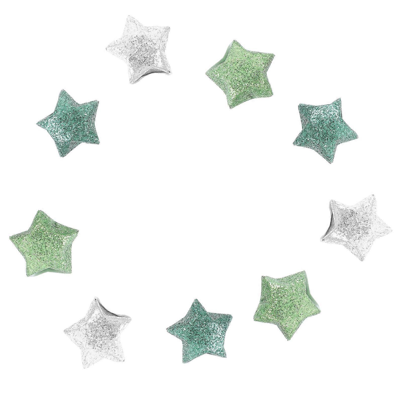 DIY Origami Paper for Craft Use 720Pcs Green Glitter Folding Sheets