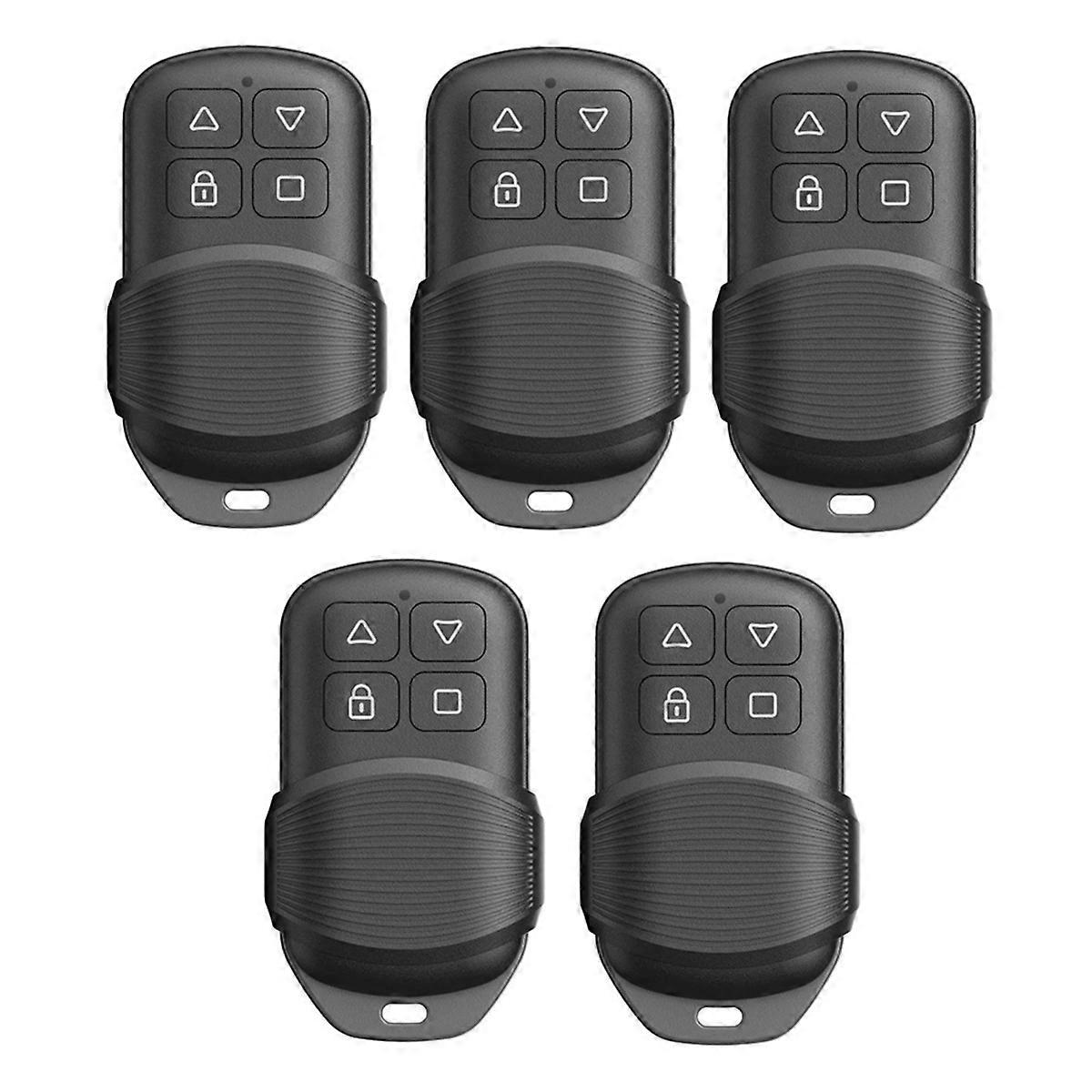 XKGHG3EN Masker Style 4 Buttons Garage Remote Control 2nd Generation Universal Garage Remote Key 5PCS