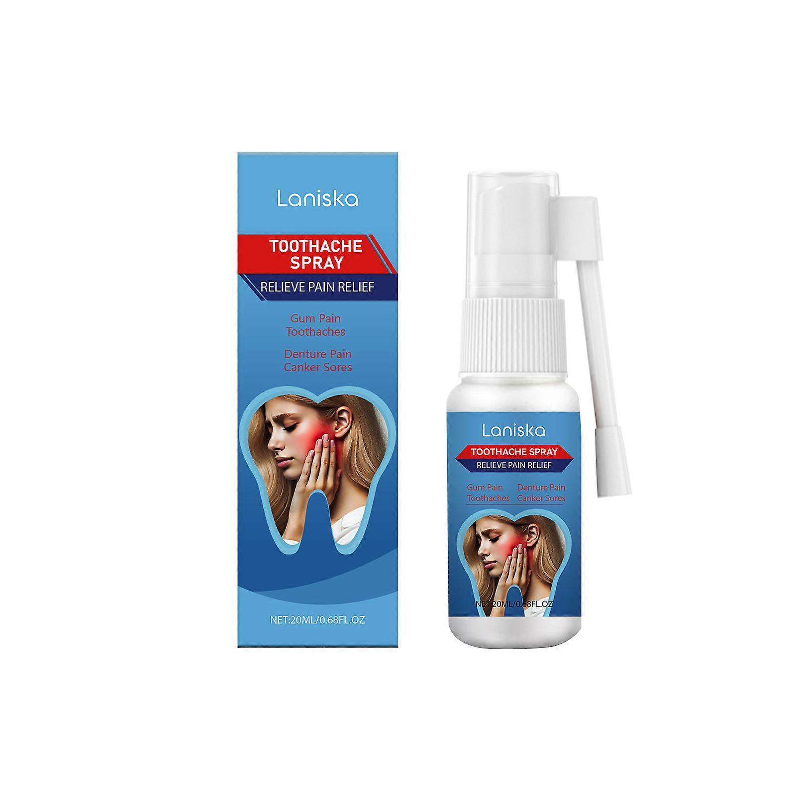Laniska Gum Soothing Spray, Gentle Formulation To Relieve Discomfort Care For The Mouth Portable Easy-To-Use Spray