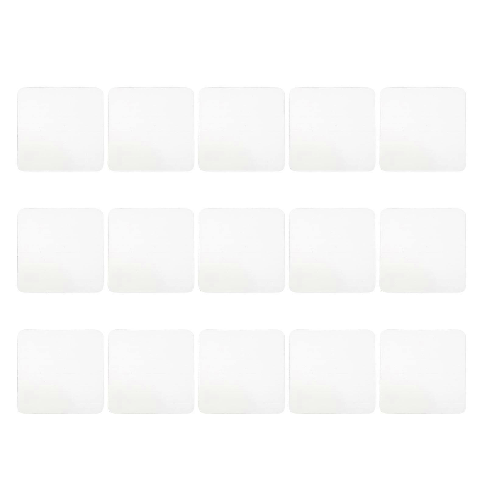 Non-Marking Rug Pad Gripper Adhesive Tape for Carpets 30Pcs White