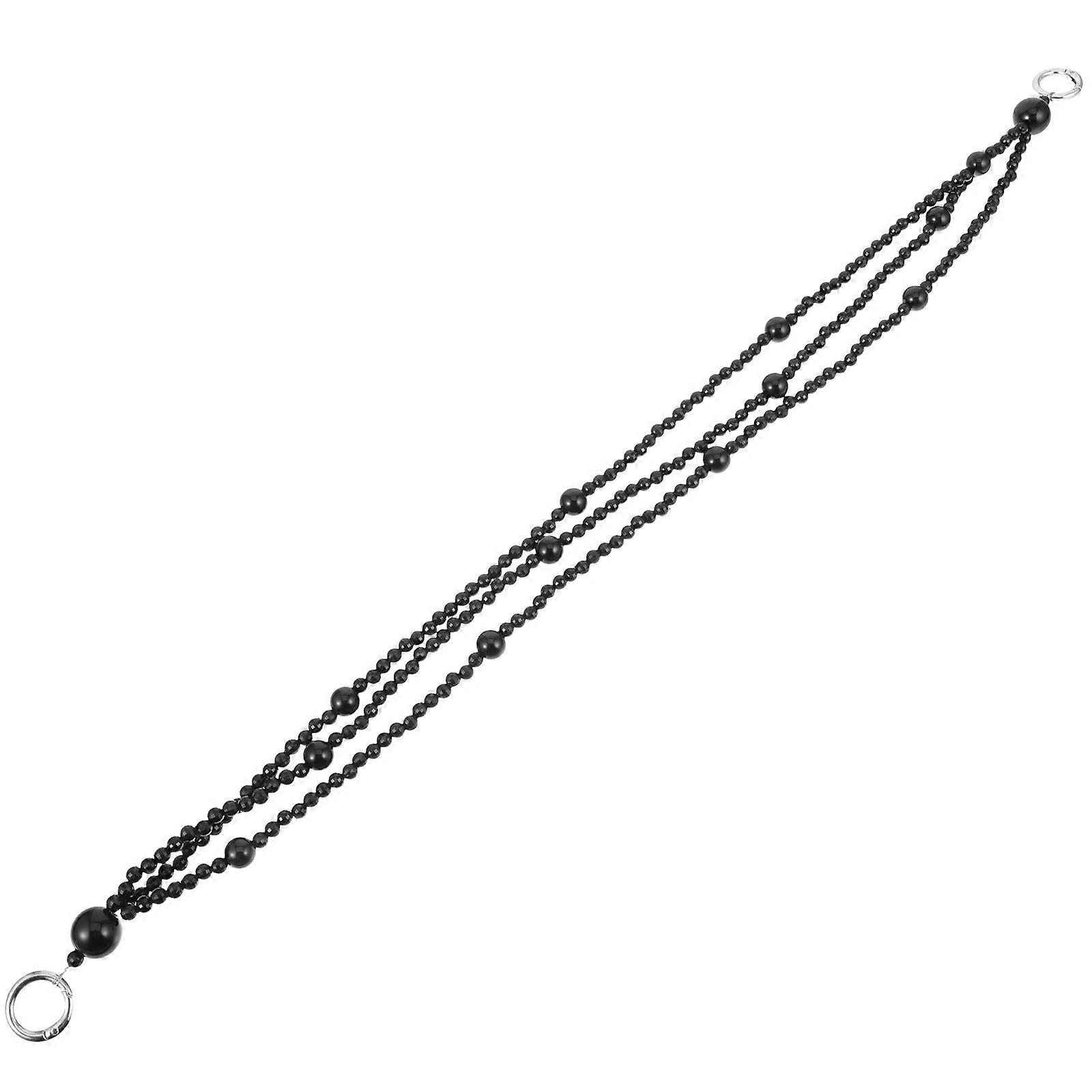 Bag Chain Replacement Acrylic Handbag Chain for 5Pcs Beaded Shoulder Chains