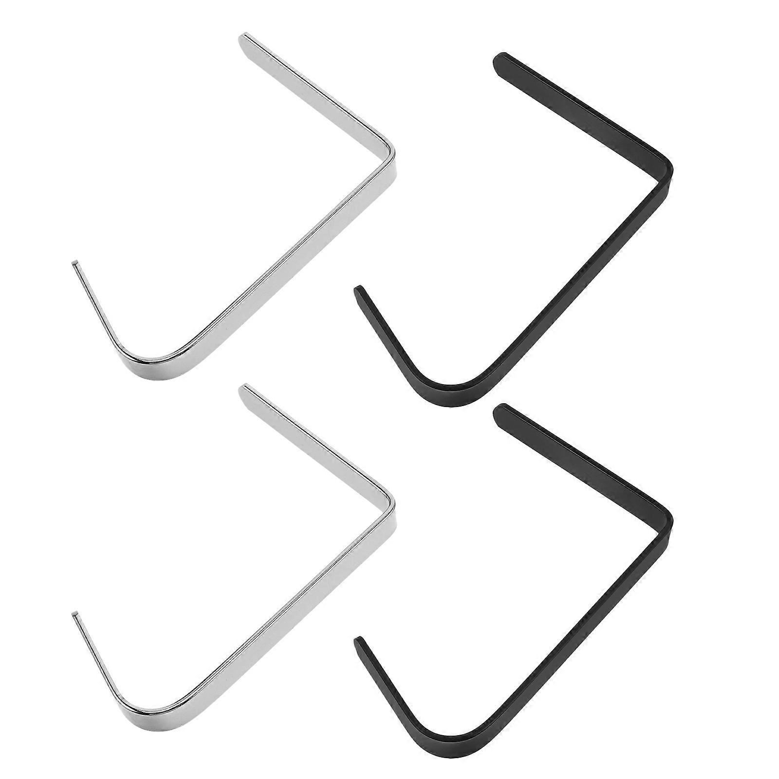 Office Desk Clamp Hook 12Pcs Metal Handbag Holder for Students and Office Workers Under Desk Compact Storage Solution