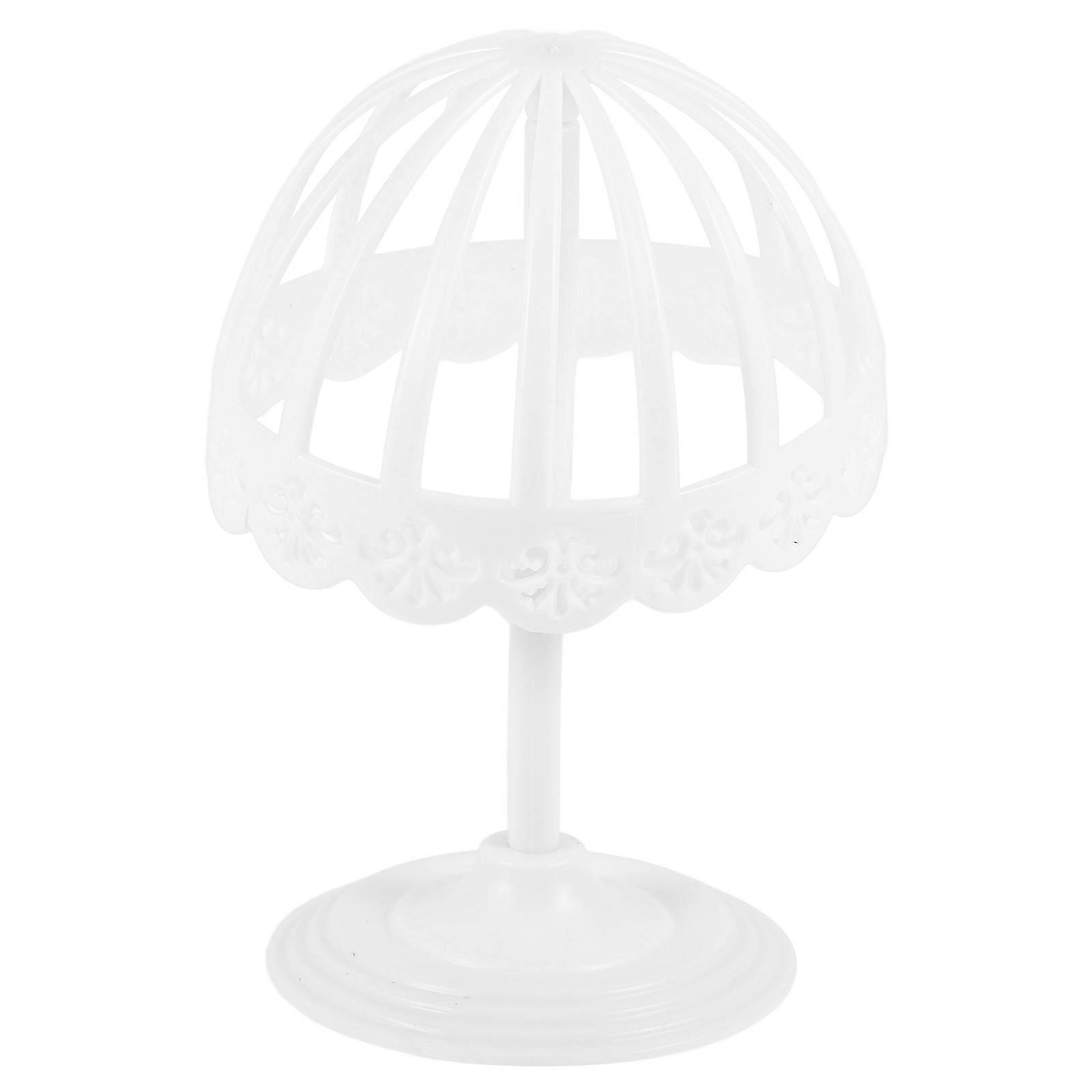 Curved Hat Storage Rack For Home Users And Hat Shop Owners In Elegant Khaki Color With Strong Support 4Pcs