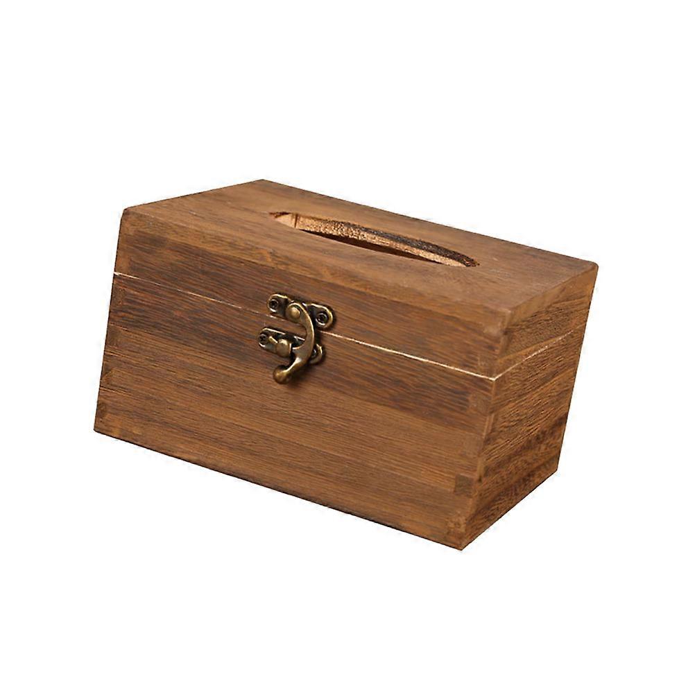 Napkin Holder Wooden Tissue Box for Home and Car Use