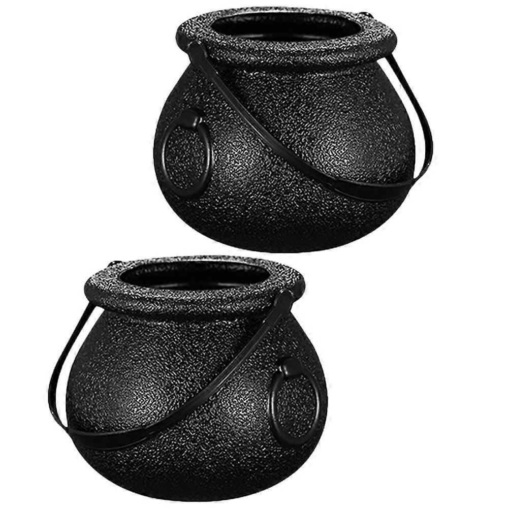 Halloween Candy Container for Trick Or Treat 6Pcs Plastic Candy Cauldrons
