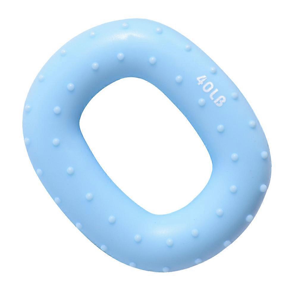 Finger Strengthener Ring 3 Pcs Practical Hand Gripper for Office Exercise Blue Enhances Wrist Strength