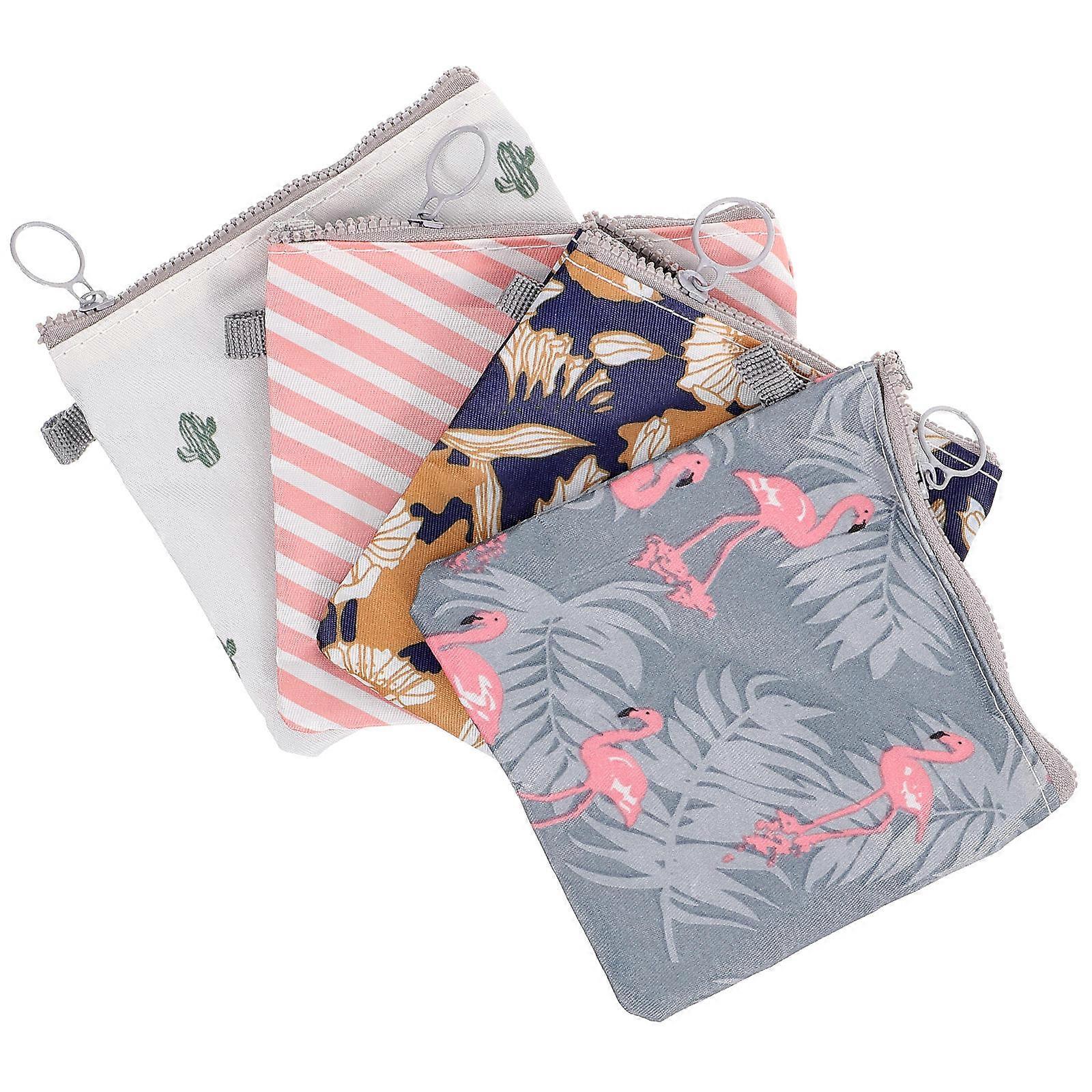 Sanitary Napkin Zipper Bag for Storage Use 16Pcs Assorted Color Pack