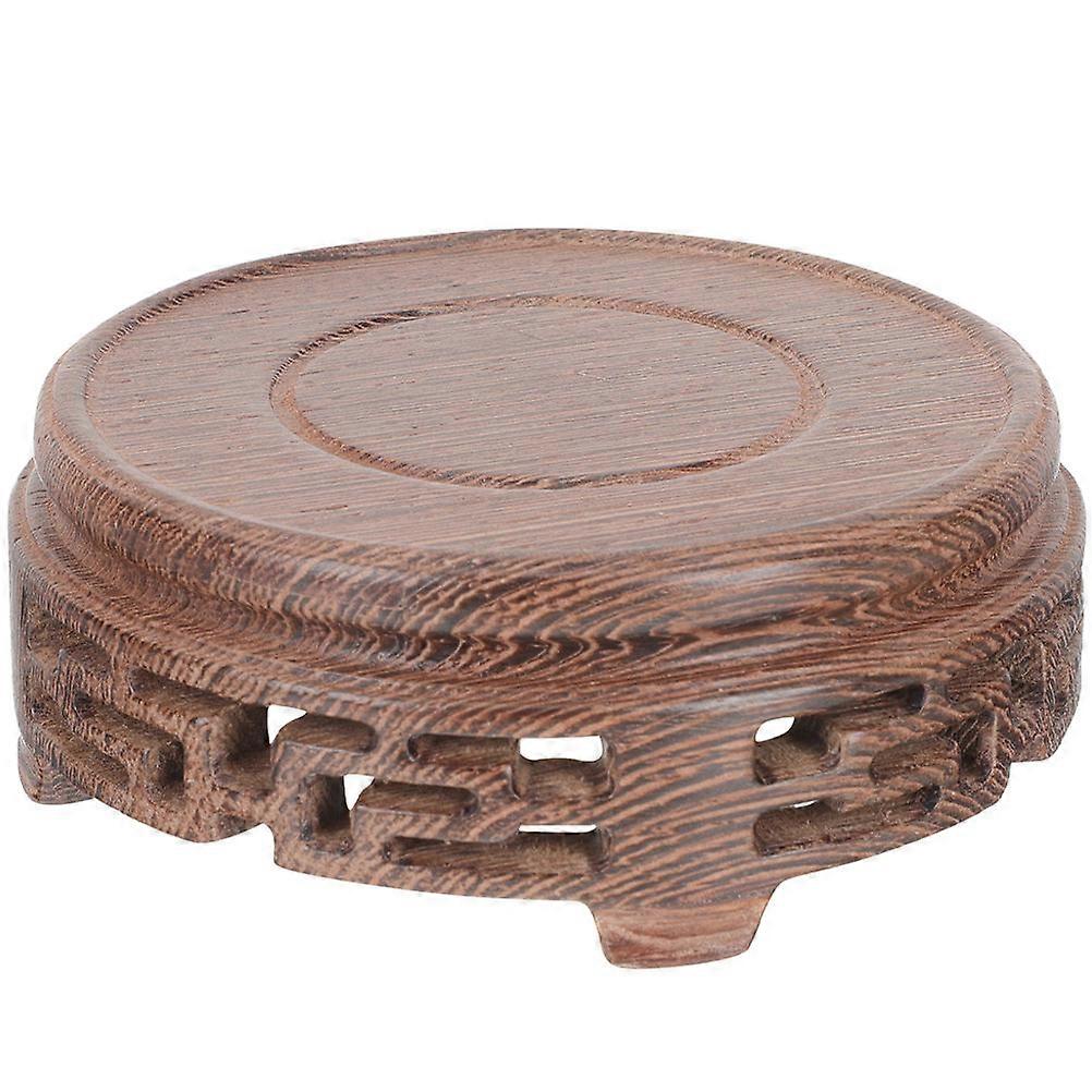 Antique Shelf Wooden Vase Display Stand for Fixation 5Pcs Home Decor