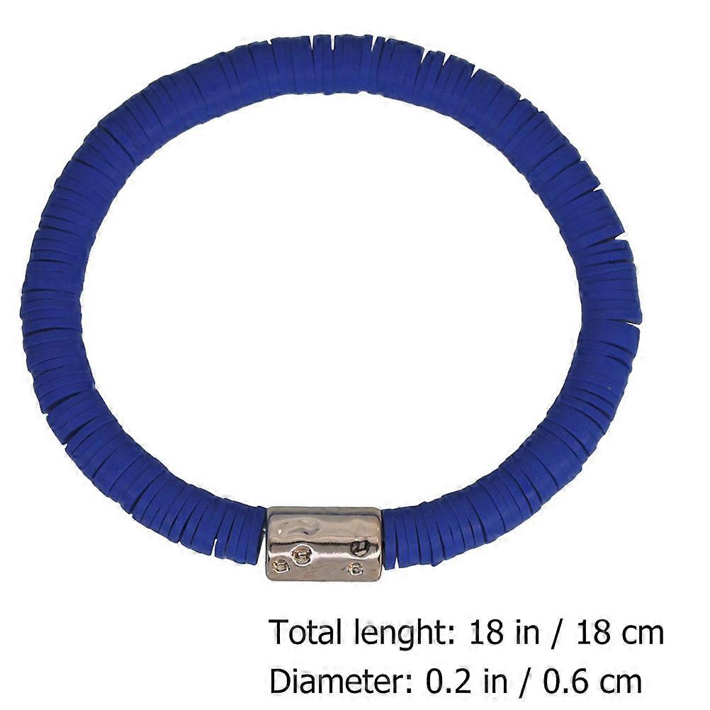 Elastic Wrist String 2Pcs Bohemian Style Bracelet Women Banquet Daily Wear Colorful Accessory