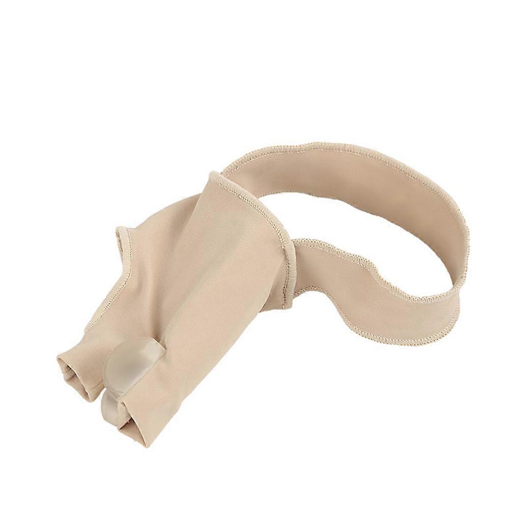 Toe Separating Socks 1 Pair for Daily Use and Hidden in Shoes Khaki Silicone Gel That Eases Foot