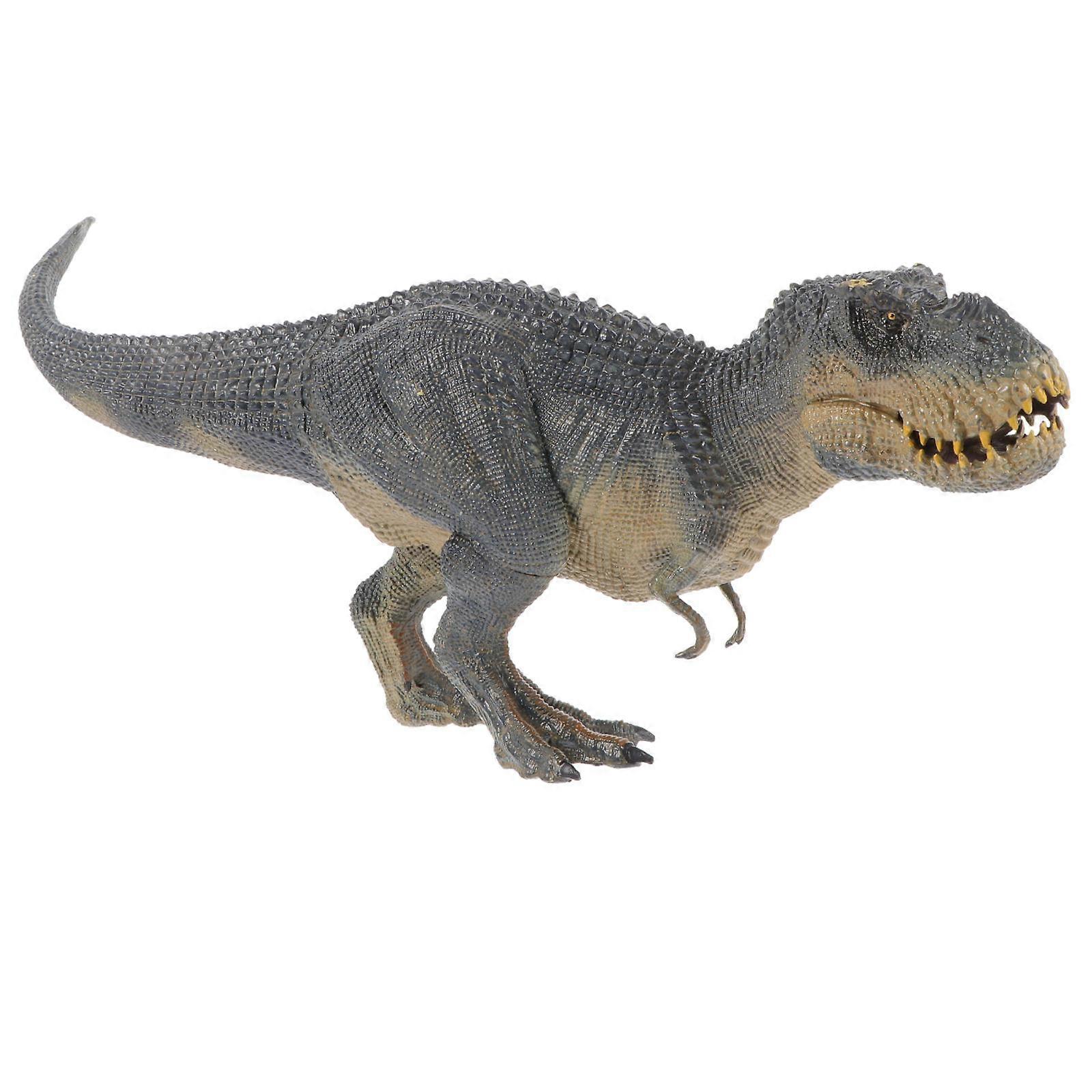 Educational Dinosaur Toy Dinosaur Figurines for Decor 2Pcs Plastic Set