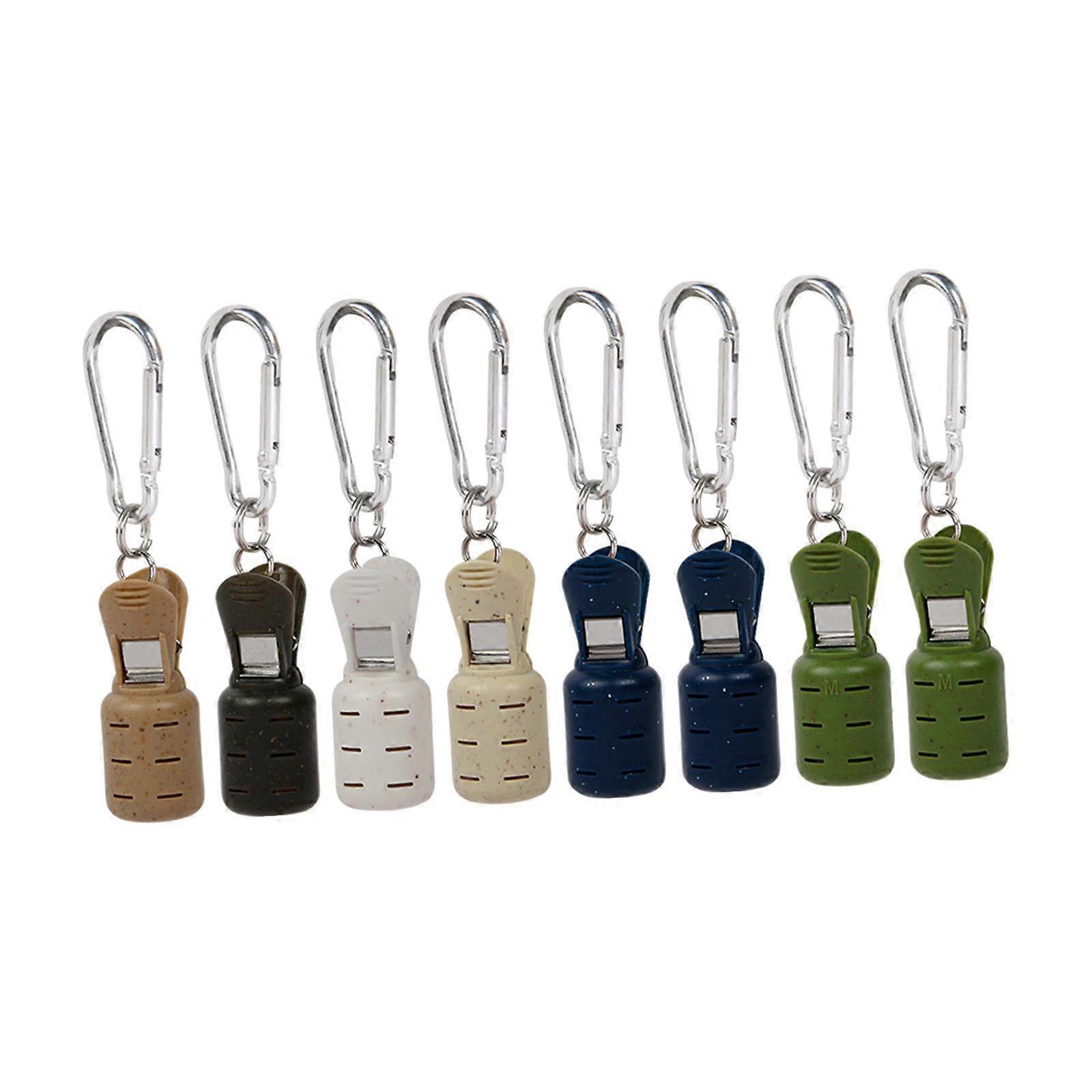 8Pcs Squid Clamp Hook Covers Practical Stable Wrap Hook Keepers 2cmx4.9cm