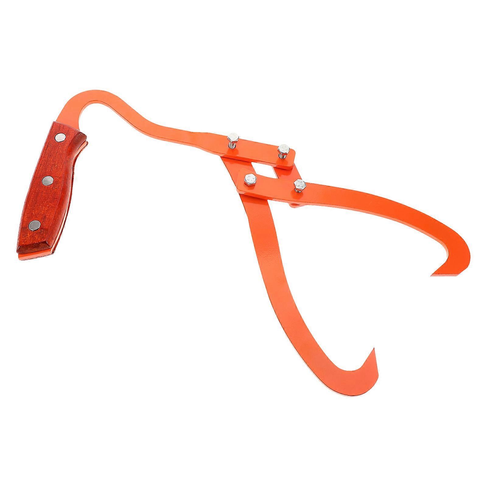 Manual Tree Trunk Lifting Device 2Pcs Portable Clamp Tool Suitable For Lifting Tree Trunks In Forestry And Outdoor Activities With Rectangular Shape