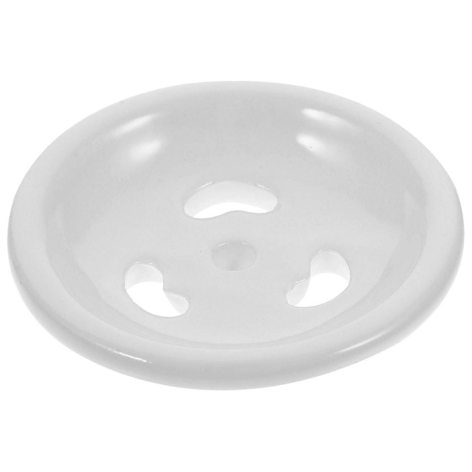 Urinal Accessory White Ceramic Easy Install Bathroom Use Urinal Drain Filter Splash-Free