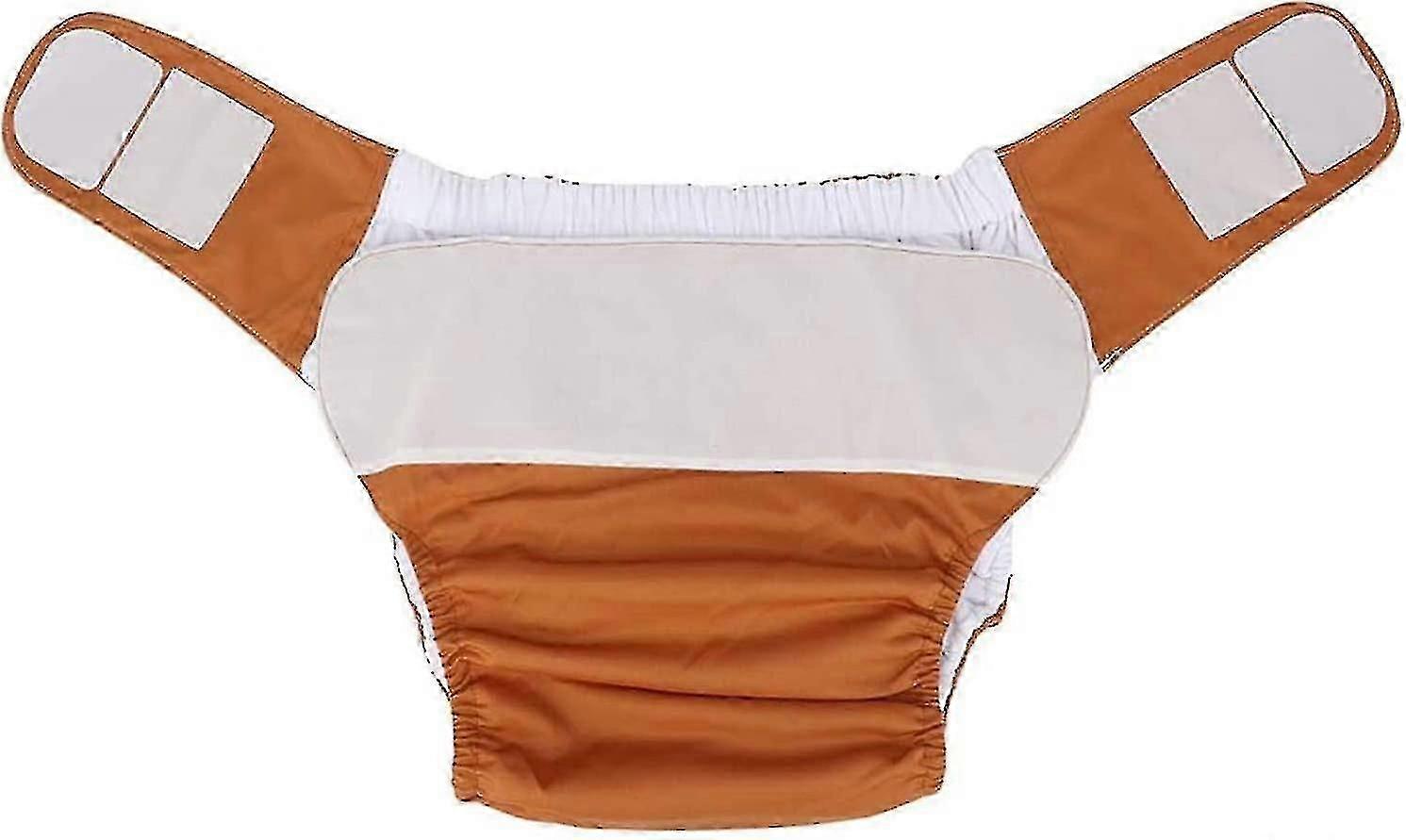 Stoffwindeln für Erwachsene Schwimmwindeln für Erwachsene wasserdicht waschbar wiederverwendbare Stoffwindeln für ältere Erwachsene Taschenwindeln Windeln für Erwachsene Windeln für Erwachsene (Windelkaffeefarbe)