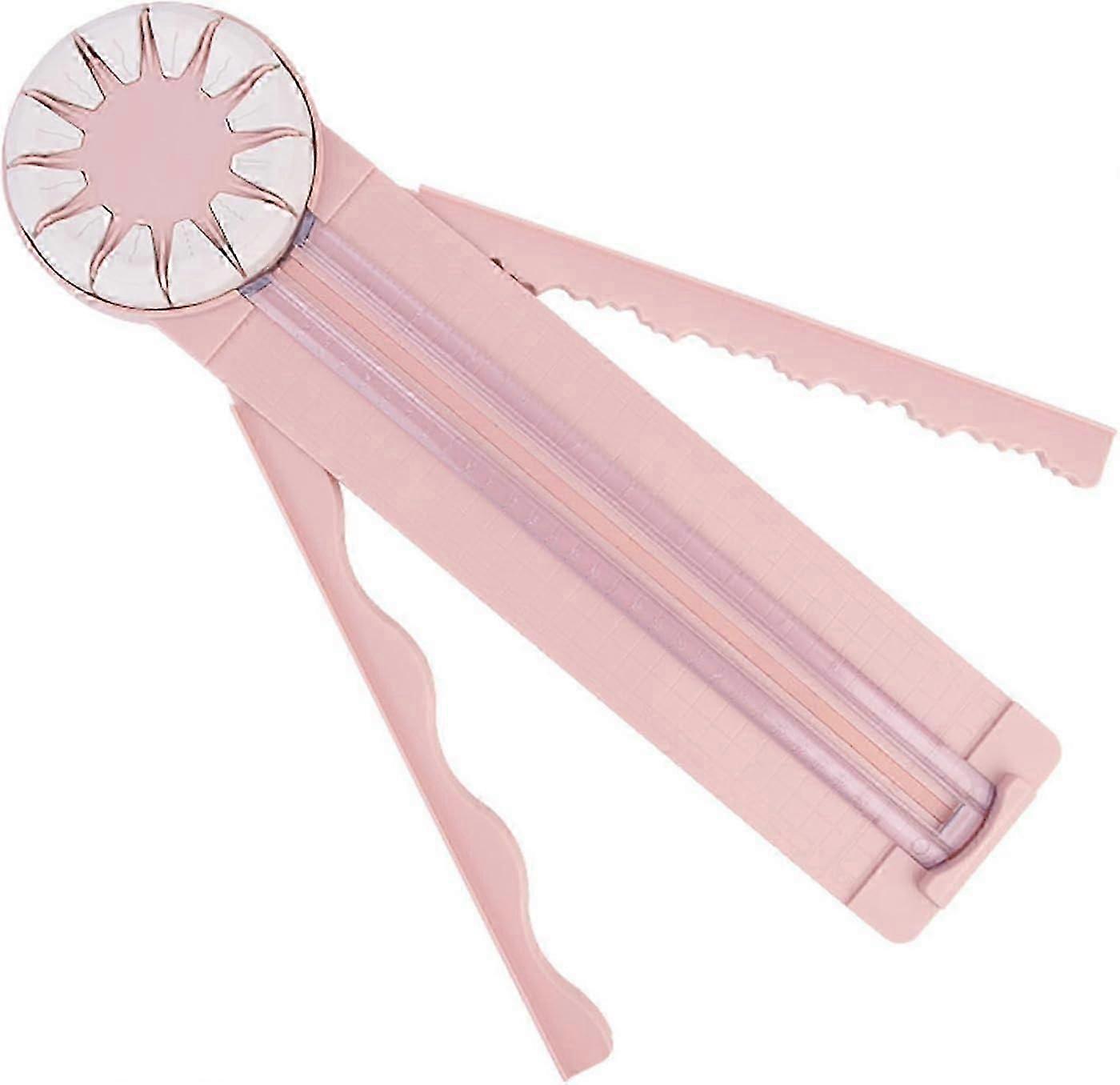 12 in 1 Paper Cutter, Roll Paper Cutter, 12 Cutting Types, Disc Straight Wavy Line Multi-purpose Cutter for Photo Scrapbook Postcard Art