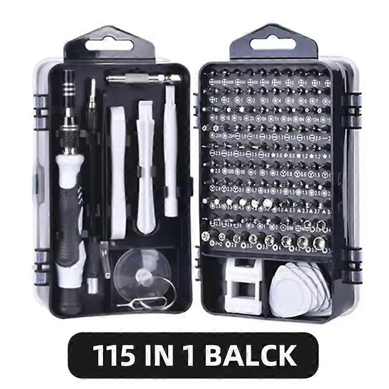 Precision Screwdriver 115 In 1 Set Magnetic Mini Screw Nuts Bits WEEKS Multifunction Household Repair Tools Kit