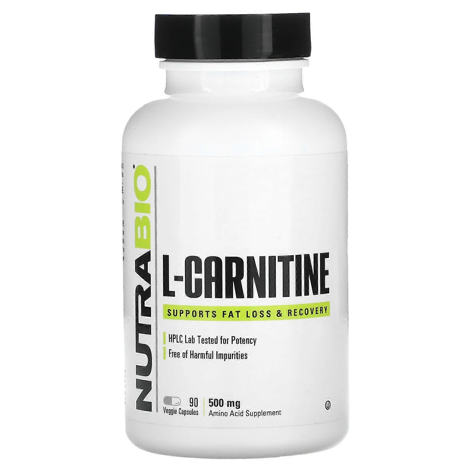 L-Carnitine, 500 mg, 90 Veggie Capsules