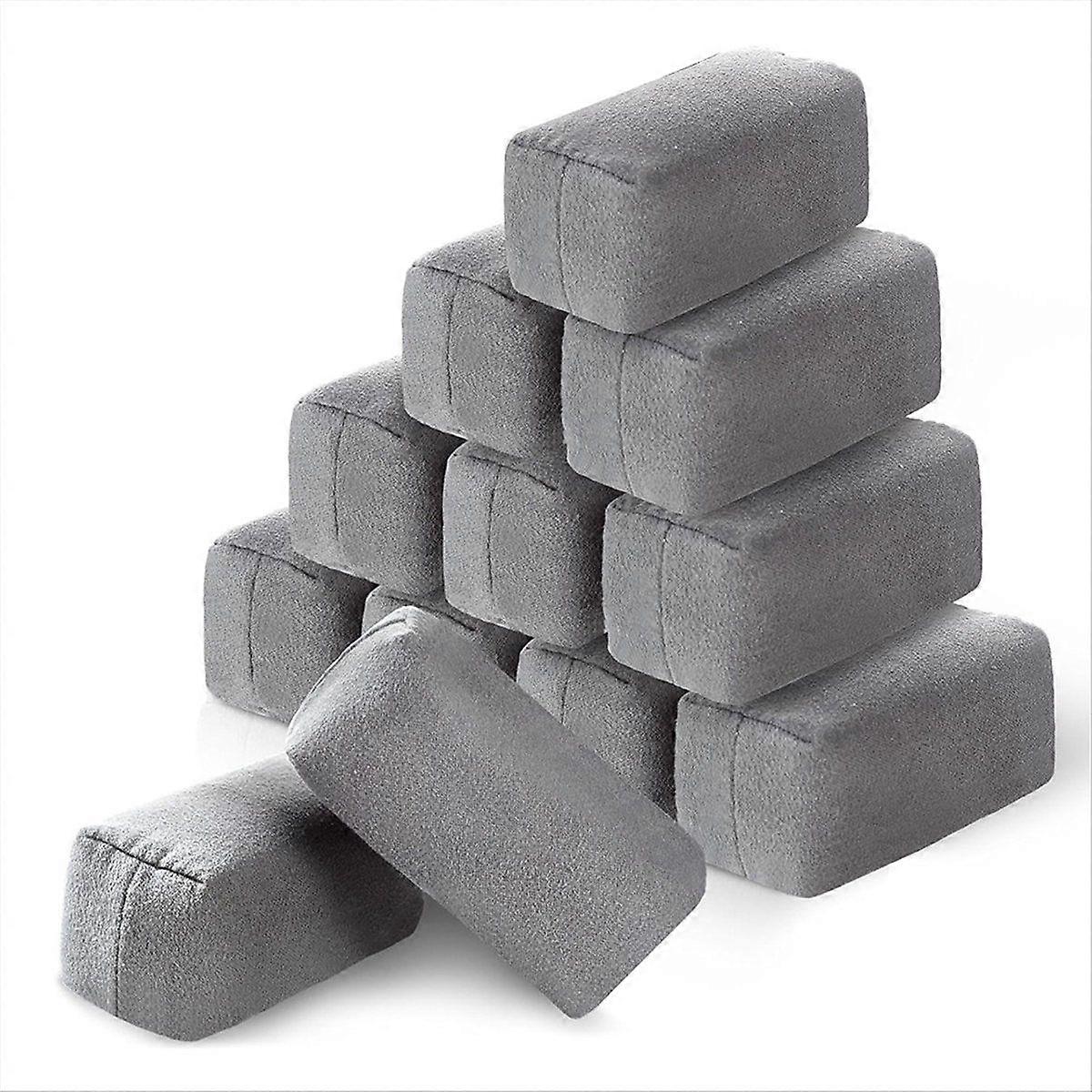 Suede Microfiber Applicator Pads for Detailed Car Waxing and Ceramic Coating 12Pack