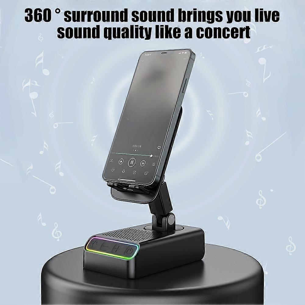 Sleek Premium Unique Phone Lightweight Speaker Stand Quality Adjustable Wireless Induction Cell with Bluetooth