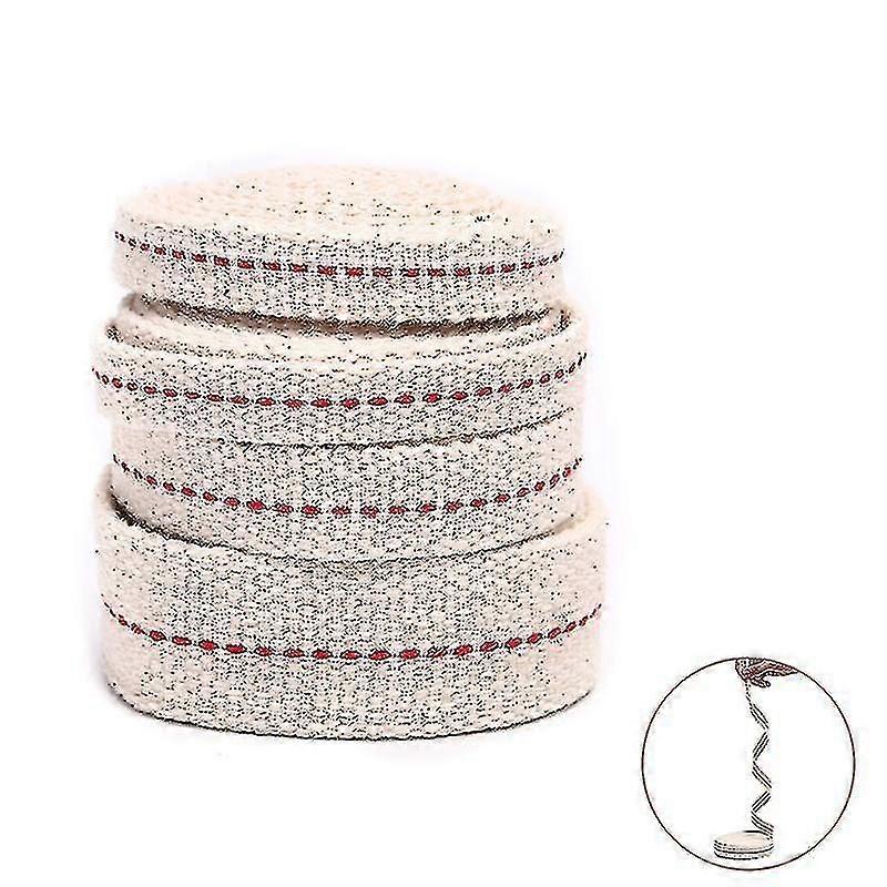 Pavio de querosene de 1 m, pavio de algodão trançado, pavio plano de algodão para lâmpada de óleo