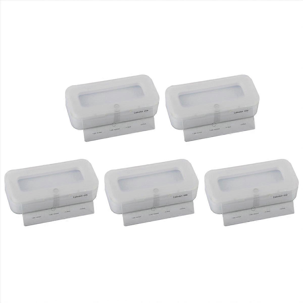 0.01mm Microscope Slides Reticle Calibration Slide Ruler Ruler