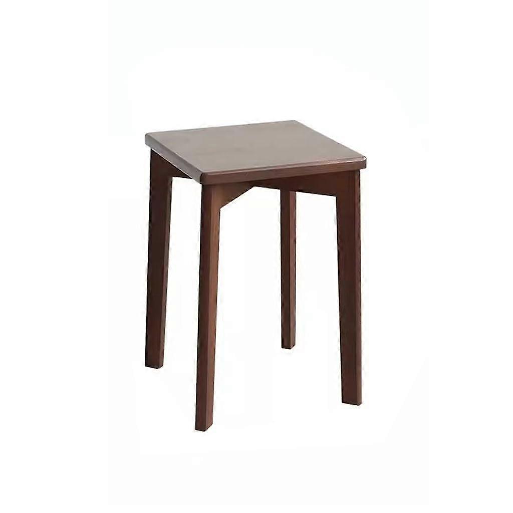 Step Stool Stackable Solid Wood Square Stool For Home Living Room And Dining Modern Low Profile Foot Stool