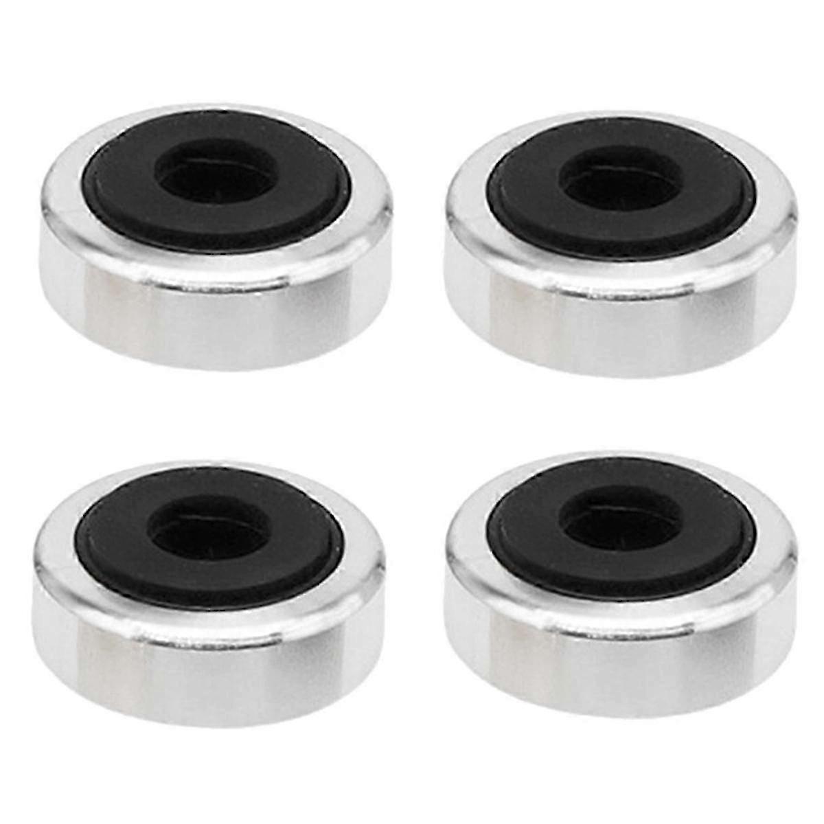 Aluminum Turntable Isolation Pad with Floor Protector Spikes for Amplifier and HiFi Devices