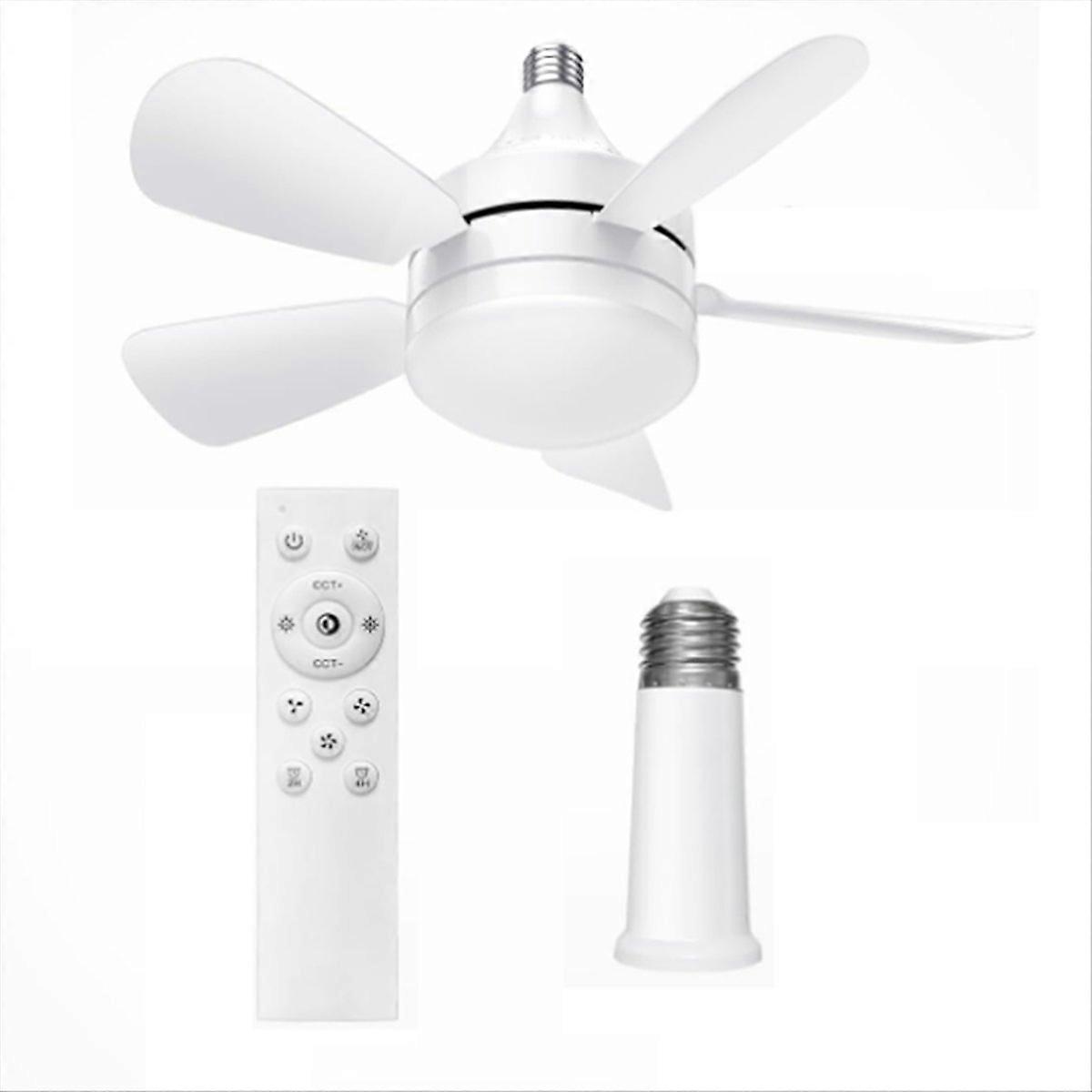 Socket Ceiling Fans with Lights and Remote