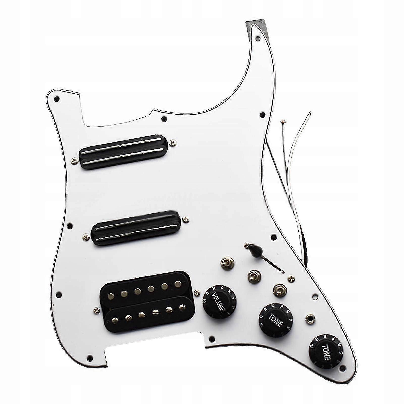 Prewired Pickguard Backplate Stringed Instrument Parts Diy With 3.5 Socket