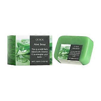 Ouhoe Aloe Vera Essential Oil Hair Care Soap Cleanses The Scalp, Nourishes The Hair, Makes It Refreshing, Fluffy And Smooth, And Is A Hair Care Soap