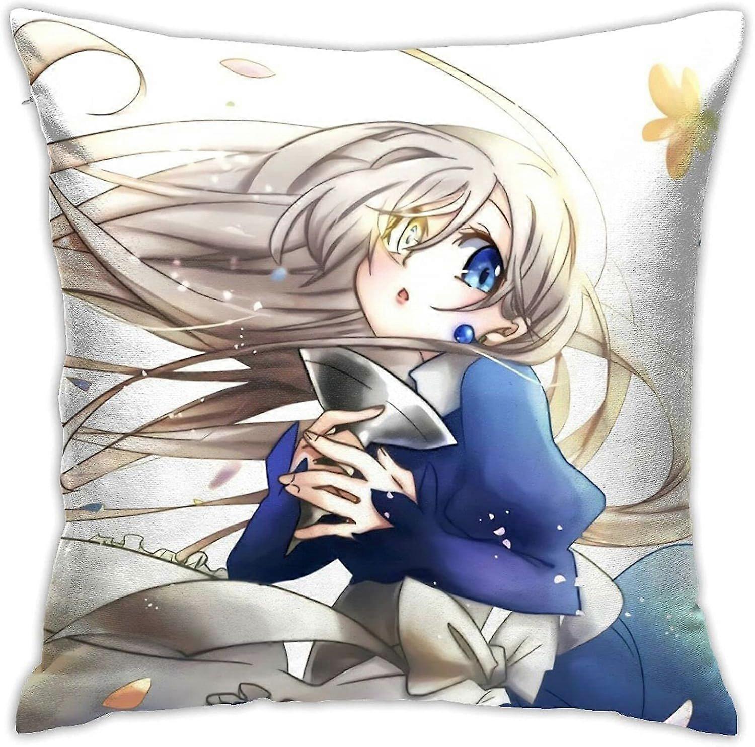 y1045七つの大罪エリザベスライオネスアニメ枕両面スタイリッシュな印刷スロー枕ケース柔らかい枕カバー寝室ソファ装飾クッション