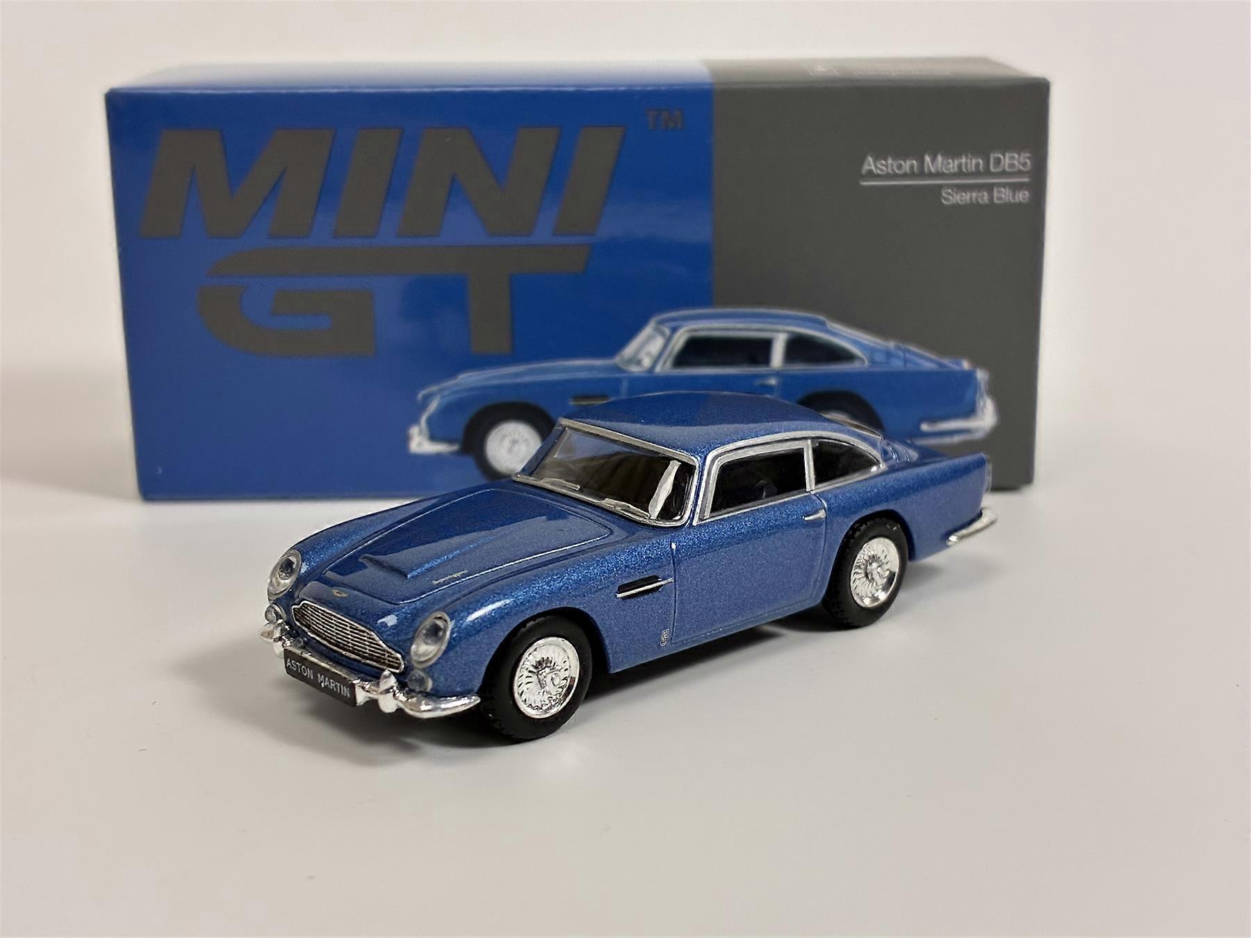 Aston Martin DB5 Sierra Blue RHD 1:64 Scale Mini GT MGT00954R