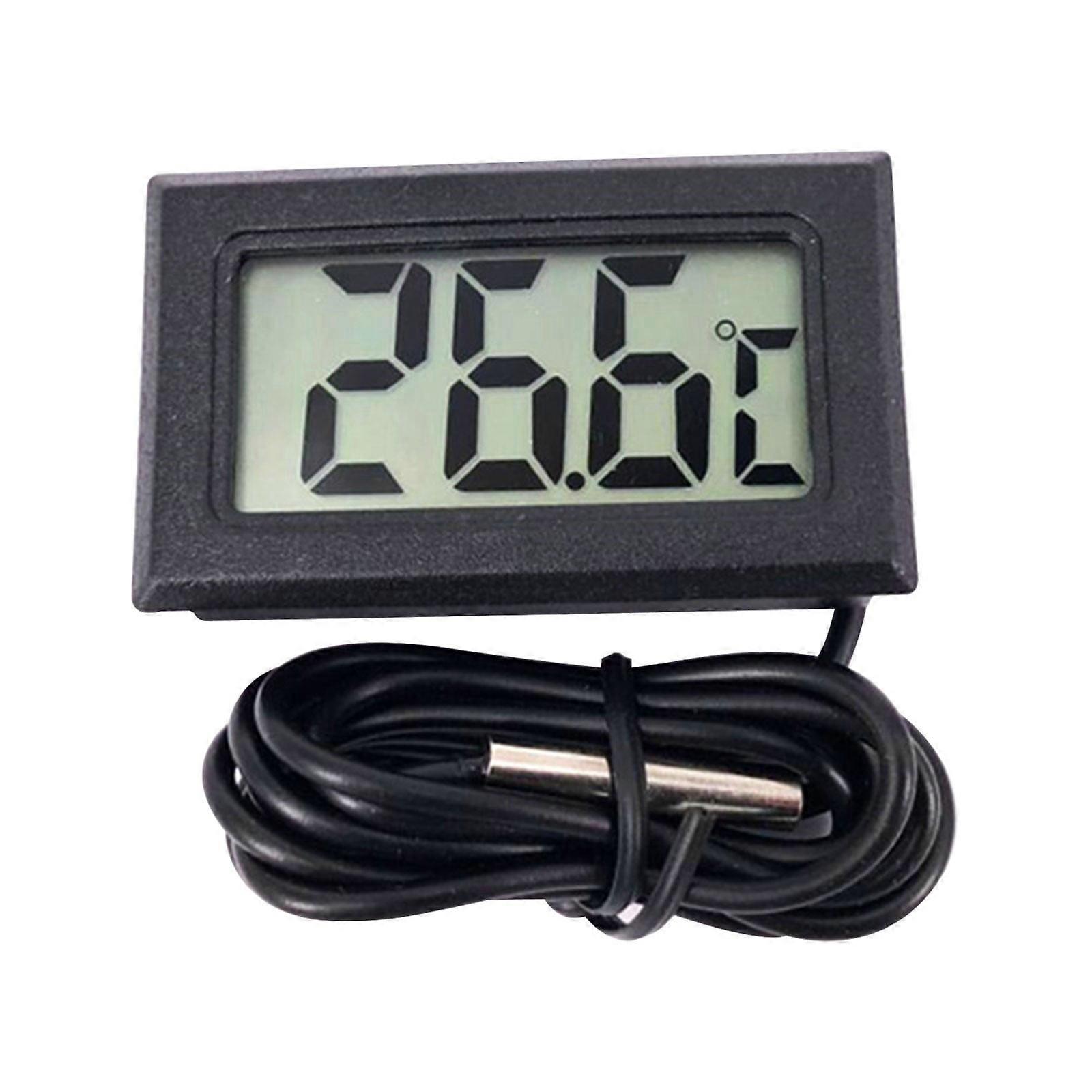 Mini Embedded Electronic Digital Display Fish Tank Refrigerator Water Temperature Gauge Probe