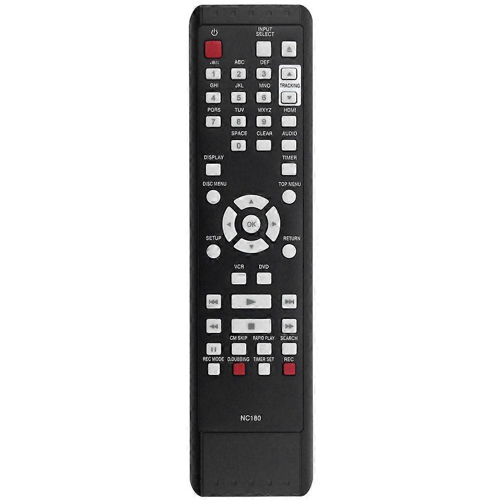 Replace NC184 NC180 Remote Control for VCR Recorder DVDR ZV42FX4A ZV427FX4