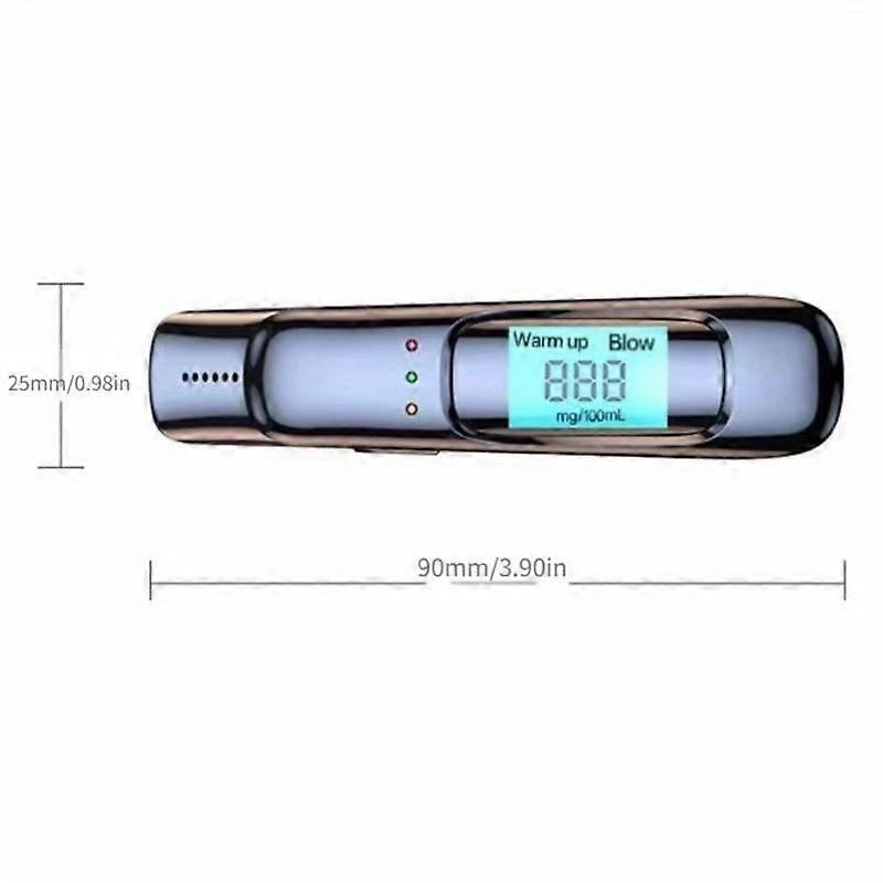 Portable Non-Contact Alcohol Tester LCD Display Breathalyzer Accuracy Alcohol Detector Automatic Breath Alcohol Test