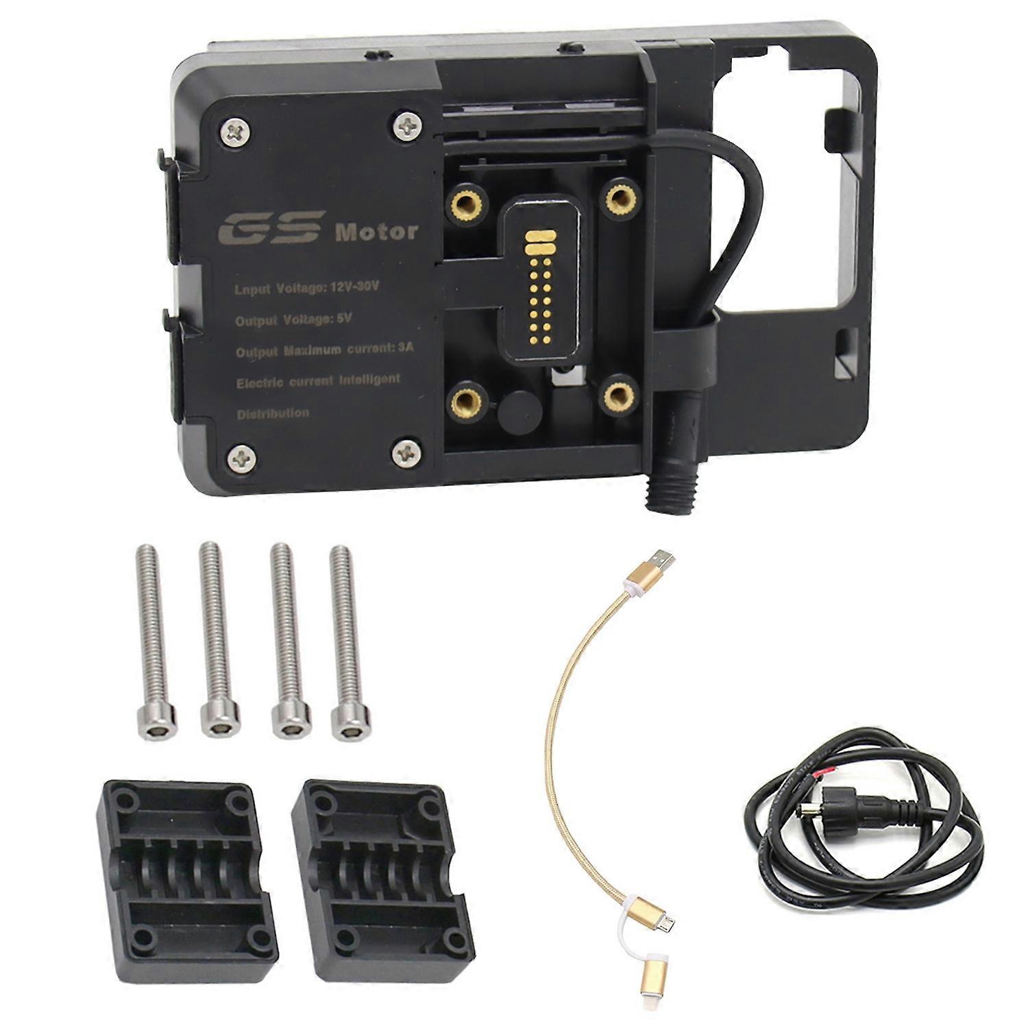 Mobile Phone Navigation Bracket Accessories with USB Charger  Replacement for BMW R1200GS  LC&Advent