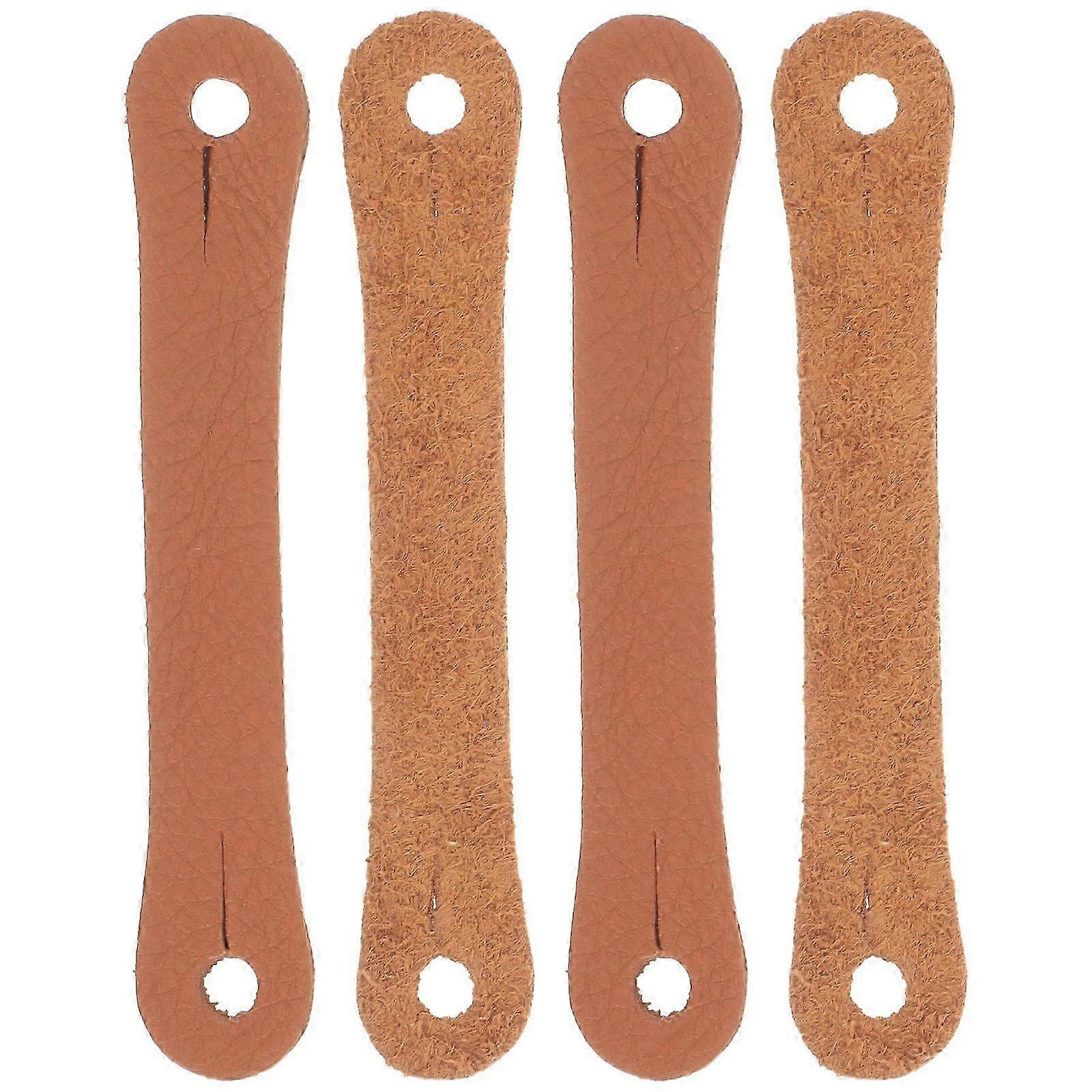 Stick Control Drumstick Control Clips For Drum Practice 8pcs Brown Pu