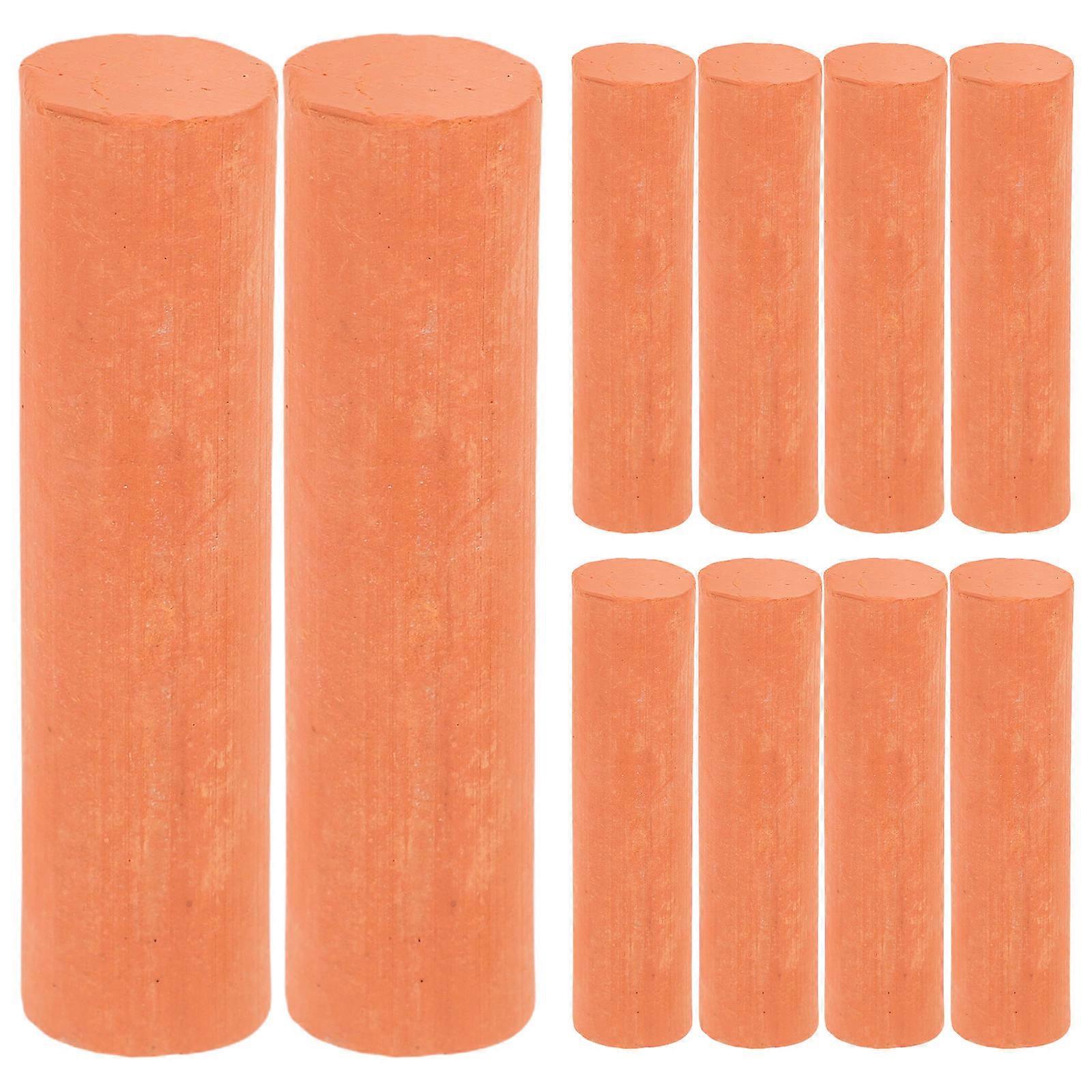 Brown Miniature Construction Bricks for DIY 10Pcs Small Clay Model Building Blocks