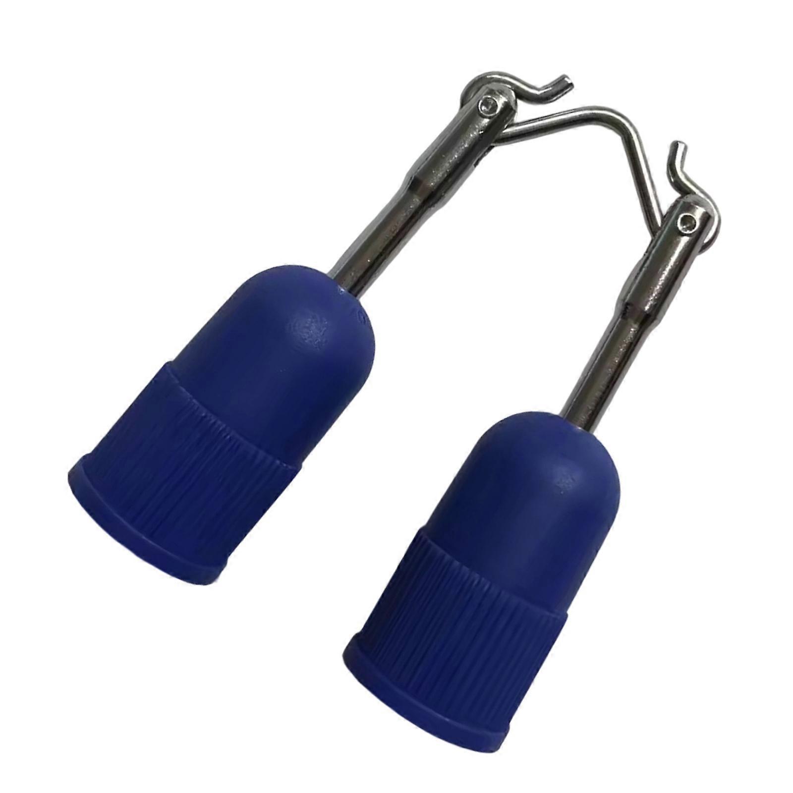 Rubber Band Attachments System V Shape Nut Marine Grade Steel Tool Compatibility Diving Accessory  Blue