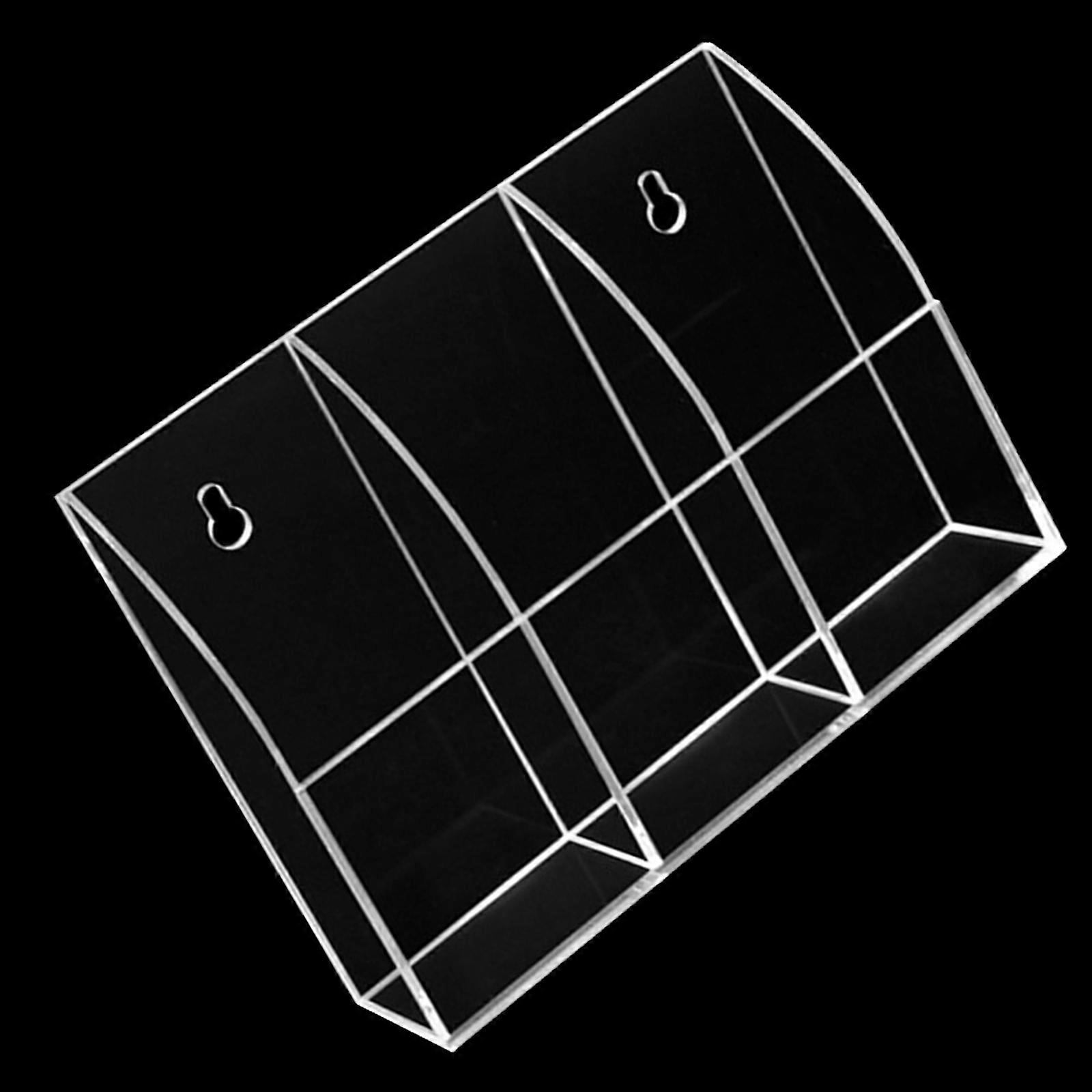 Contemporary Desktop Storage System For TV Remotes Multiple Compartments Option Safe Organizer Box Multicolor