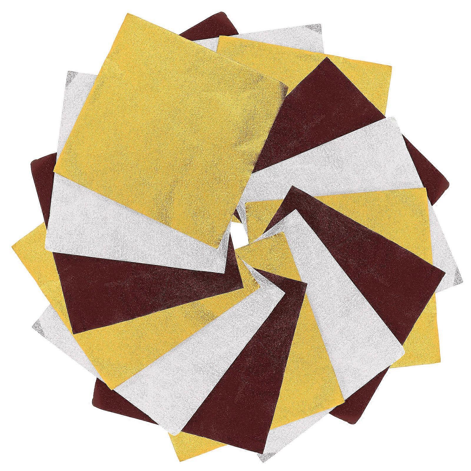 Colored Foil Sheets for Food Candy Wrappers for Chocolate 3Pack Set