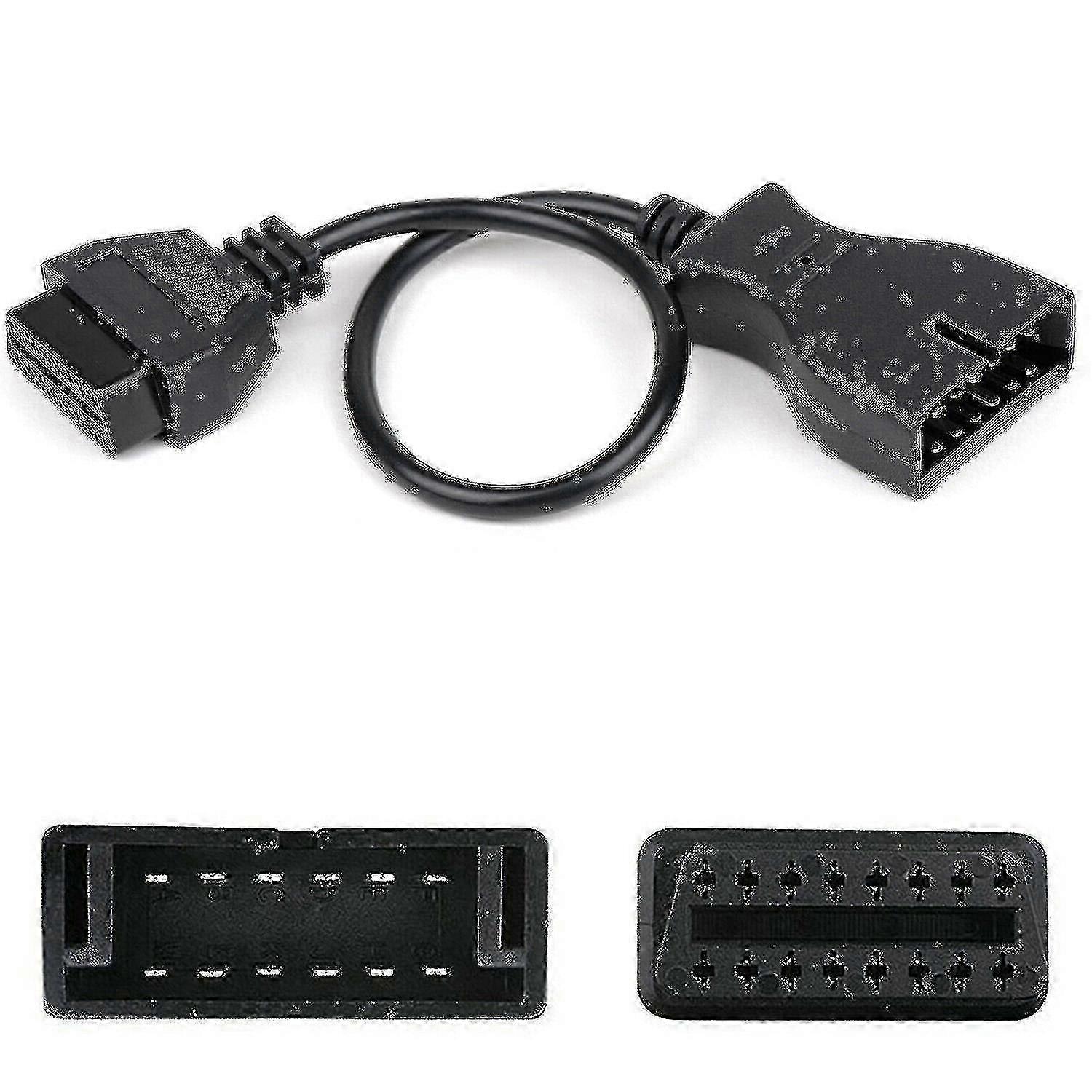 Cabo de Conector Adaptador de 12 Pinos Obd1 para Obd2 16 Pin f26