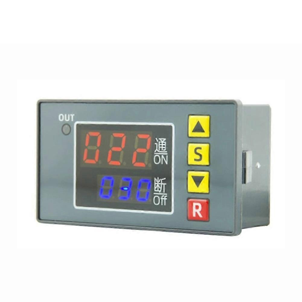 T3231 Digital Time Delay Relay Multifunction LED Display Cyclic Timing Control Switch Adjustable Timing Relay,B